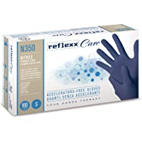 Los mejores  - Reflexx N350-L Guantes Desechables de Nitrilo Sin Aceleradores
